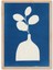 Indigo Still Life Poster - Doğal Ahşap Çerçeveli Tablo 4