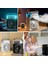 Taşınabilir 3 Farklı Mod Ayarlı 7 Farklı LED Işıklı Sulu Soğutmalı Taşınabilir Masaüstü USB Fan Vantilatör (4887) 5