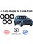 Bmw X3 E83 (2003-2010) Şen-Las Kadifeli 4 Kapı + Bagaj Fitili ŞL33311 1