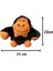 Goril Peluş Oyuncak, Oturan Güçlü Goril Peluş 20CM 3