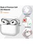 Apple Airpods Pro 3. Nesil ile uyumlu Kılıf Kristal Silikon Şeffaf Case 5