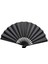 Plastik Kumaş Yelpaze 12'li Siyah 2
