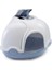 Imac Ginger Kapalı Kedi Tuvaleti Beyaz/mavi 52X52X44.5 cm 1