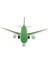 Çek Bırak Sesli Işıklı Metal Uçak - 180 - Yeşil 3