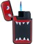 Cool Tasarım Jet Alev Çakmak - Red Monster 3