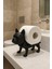 Dekoratif Tuvalet Kağıdı Pratik Ev Dekorasyon Bulldog Tuvalet Tasarım 14 x 12 cm 4