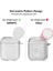 Apple Airpods 1/2. Nesil ile Uyumlu Kılıf Kristal Silikon Şeffaf Case 5