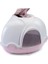 Imac Ginger Kapalı Kedi Tuvaleti Beyaz/pembe 52X52X44.5 cm 1