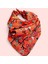 Siyah Renk Içerisinde Çiçek Desenli Çok Amaçlı Bandana %100 Cotton BND8183, One Size 2