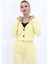 Gömlek Yaka Kısa Ceket-Sarı 1