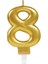 8 Rakam Mum Gold Renk 1