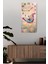 Renkli Kelebek ve Lale Desenli Uv Baskı Mdf Tablo Saat – 30X60 Cm– USD219 2