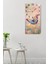 Renkli Kelebek ve Lale Desenli Uv Baskı Mdf Tablo Saat – 30X60 Cm– USD219 5