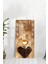 Kalpli Latte Kahve Temalı Temperli Cam Tablo Saat – 30×60 Cm– Uv Baskı– CUSD139 3