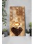 Kalpli Latte Kahve Temalı Temperli Cam Tablo Saat – 30×60 Cm– Uv Baskı– CUSD139 6