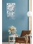 Temperli Cam Tablo Saat–mavi Tonlarda Karahindiba Çiçek Desenli Tasarım (30X60 Cm)–uv Baskı– CUSD111 4