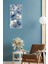 Dekoratif Çiçek Desenli Uv Baskı Mdf Tablo Saat – 30X60 Cm– USD239 4