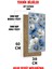 Dekoratif Çiçek Desenli Uv Baskı Mdf Tablo Saat – 30X60 Cm– USD239 7