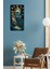 Uv Baskı Mdf Tablo Saat – Tavuskuşu Tüyü Desenli, 30X60 Cm– USD231 4