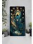 Uv Baskı Mdf Tablo Saat – Tavuskuşu Tüyü Desenli, 30X60 Cm– USD231 6