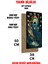 Uv Baskı Mdf Tablo Saat – Tavuskuşu Tüyü Desenli, 30X60 Cm– USD231 7