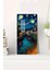 Van Gogh Esintili Gece Manzaralı Temperli Cam Tablo Saat – 30X60 cm Uv Baskı – CUSD018 1