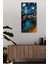 Van Gogh Esintili Gece Manzaralı Temperli Cam Tablo Saat – 30X60 cm Uv Baskı – CUSD018 3