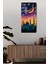 Hilal ve Mescit Siluetli Temperli Cam Tablo Saat – 30X60 cm Hd Uv Baskı– CUSD172 2