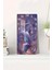 Mor Işıltılı Kelebek Temalı Temperli Cam Tablo Saat – 30X60 cm | Hd Uv Baskı– CUSD159 1