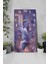 Mor Işıltılı Kelebek Temalı Temperli Cam Tablo Saat – 30X60 cm | Hd Uv Baskı– CUSD159 6