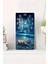 Deniz ve Kabuk Temalı Temperli Cam Duvar Saati – 30X60 cm Hd Uv Baskı– CUSD054 1