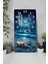 Deniz ve Kabuk Temalı Temperli Cam Duvar Saati – 30X60 cm Hd Uv Baskı– CUSD054 6
