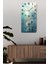 Mavi Karahindiba Desenli Temperli Cam Tablo Saat – 30×60 cm Hd Uv Baskı– CUSD210 2