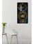 “el-Bari” Arapça Hat Yazılı Temperli Cam Tablo Saat – 30X60 cm | Hd Uv Baskı– CUSD173 5