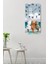 Sevimli Kedi Figürlü Temperli Cam Duvar Saati – 30X60 cm Uv Baskı– CUSD051 5