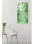 Yeşil Doku Desenli Temperli Cam Tablo Saat – 33X33 cm | Hd Uv Baskı– CUSD084 5