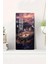 Kâbe ve Gün Batımı Manzaralı Temperli Cam Tablo Saat 30X60 cm | Hd Uv Baskı– CUSD178 1