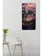Kâbe ve Gün Batımı Manzaralı Temperli Cam Tablo Saat 30X60 cm | Hd Uv Baskı– CUSD178 5