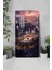 Kâbe ve Gün Batımı Manzaralı Temperli Cam Tablo Saat 30X60 cm | Hd Uv Baskı– CUSD178 6