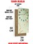 Uv Baskı Mdf Tablo Saat – Zarif Kelebek Desenli Dekoratif Saat (30X60 Cm)– USD244 7