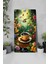 Temperli Cam Tablo Saat – Kahve Fincanı ve Doğa Esintili 30X60 Uv Baskı – CUSD042 6