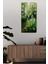Orman Yolu ve Zambaklar Temalı Temperli Cam Tablo Saat 30×60 cm Hd Uv Baskı– CUSD217 2