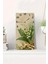 Uv Baskı Mdf Tablo Saat – 30X60 cm / Zarif Çiçek Tasarımı– USD226 3