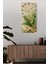 Uv Baskı Mdf Tablo Saat – 30X60 cm / Zarif Çiçek Tasarımı– USD226 4