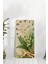 Uv Baskı Mdf Tablo Saat – 30X60 cm / Zarif Çiçek Tasarımı– USD226 5