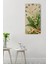 Uv Baskı Mdf Tablo Saat – 30X60 cm / Zarif Çiçek Tasarımı– USD226 7