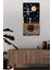 Kâbe Ay Işığı Manzaralı Temperli Cam Tablo Saat 30X60 cm |hd Uv Baskı– CUSD180 2