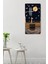 Kâbe Ay Işığı Manzaralı Temperli Cam Tablo Saat 30X60 cm |hd Uv Baskı– CUSD180 5