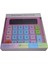 Pembe 12 Hane Renkli Kare Tuş Takımı Hesap Makinesi 2