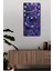 Mor Kelebekli Uv Baskı Mdf Tablo Saat – 30X60 Cm– USD233 2